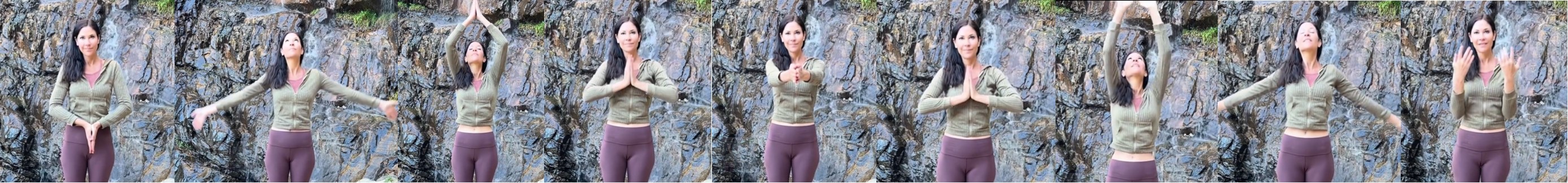 Stills showing the DMT™ Code 3 movement, step by step